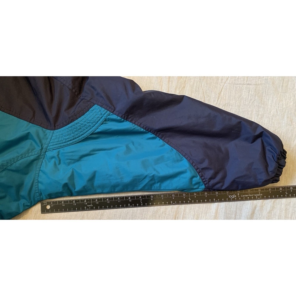 Columbia Jacket Women's Small Teal Full Zip Hooded Y2K Vintage - Picture 6 of 12
